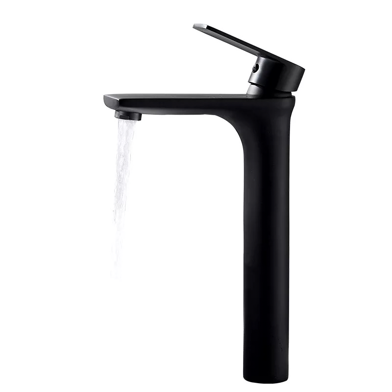 Tall Black Sink Faucet