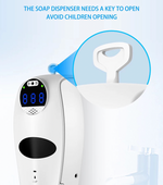 Load image into Gallery viewer, Digital Thermometer With Automatic Sterilizer and Soap Dispenser
