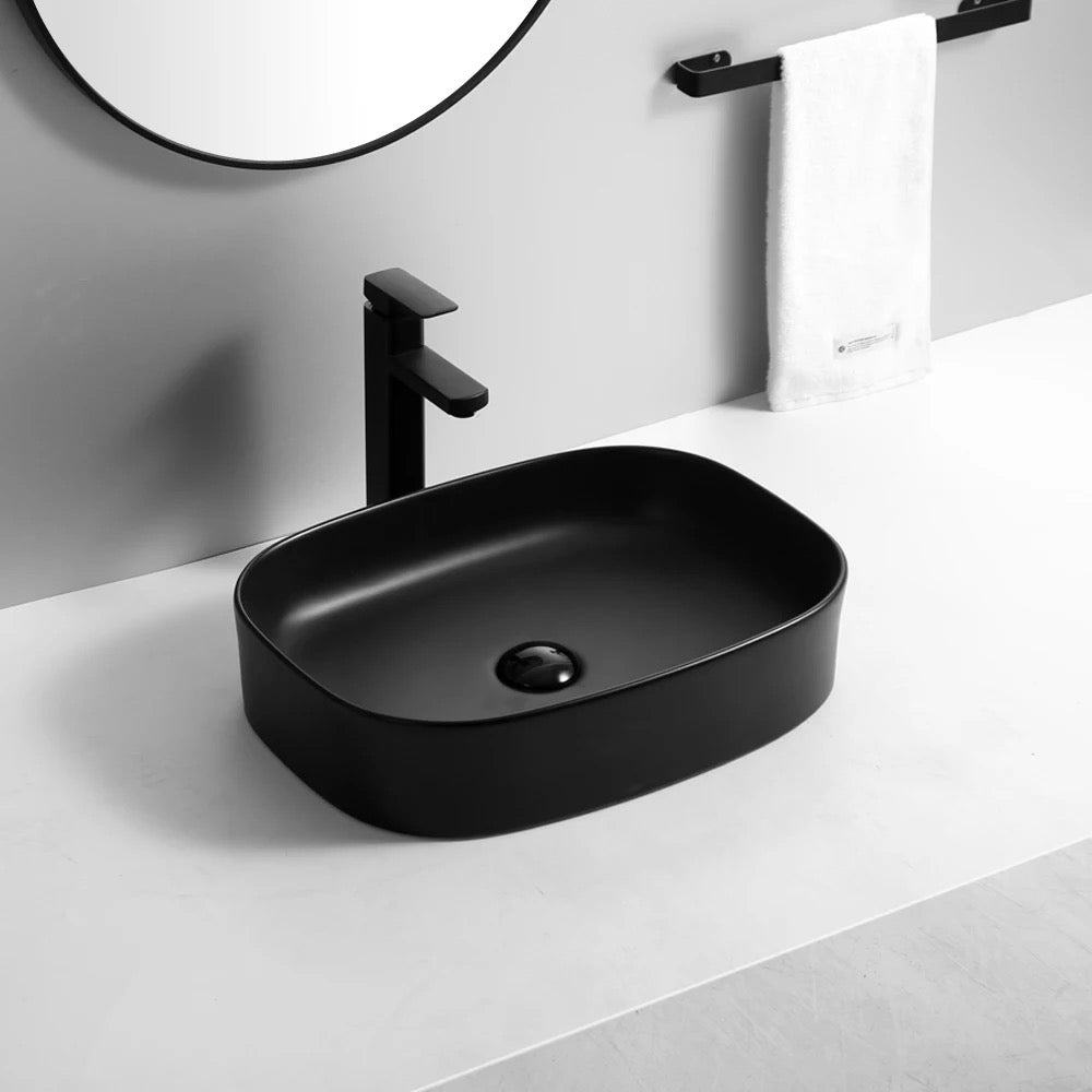 Mat Black Bathroom Sink